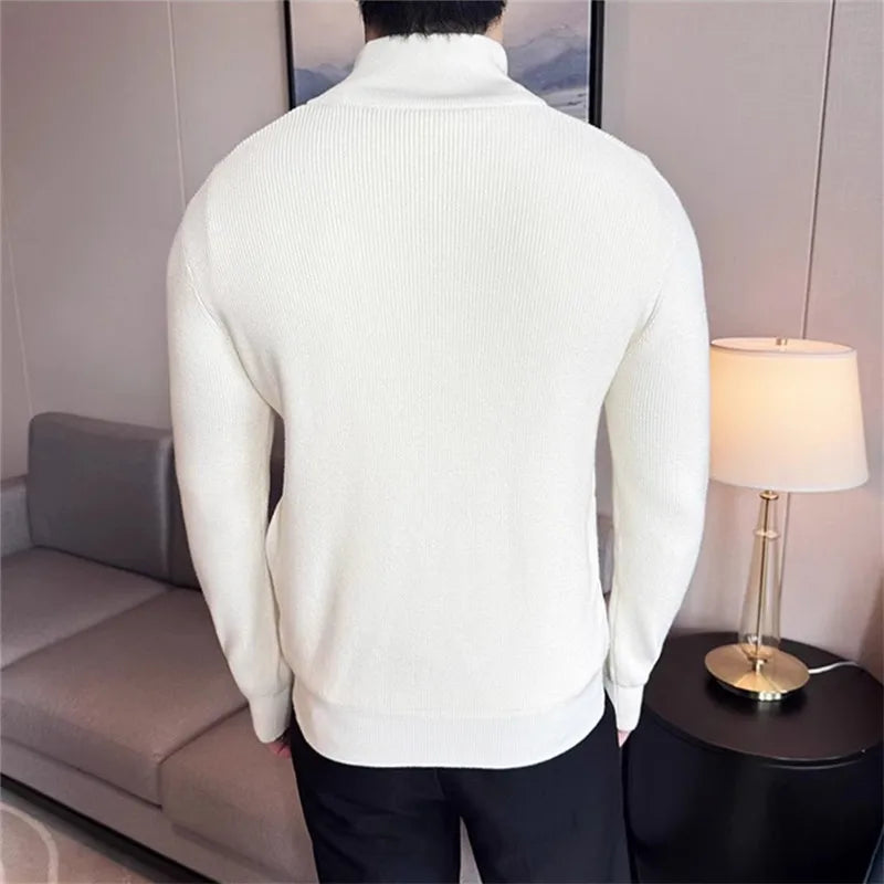 Men's Knit Sweatercoat