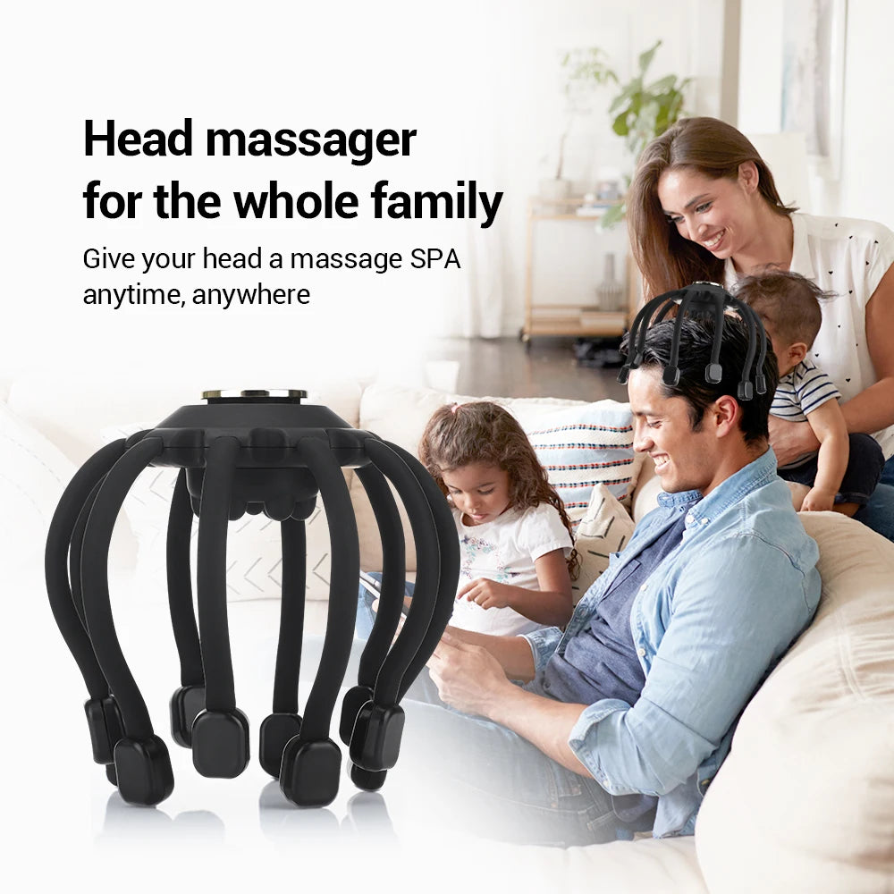 Relaxing Octopus Head Massager