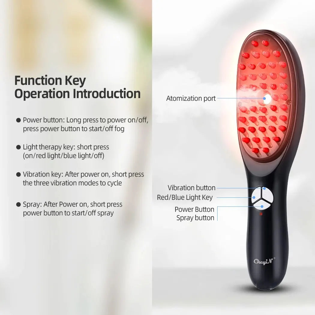 Blue Red Light Scalp Massager