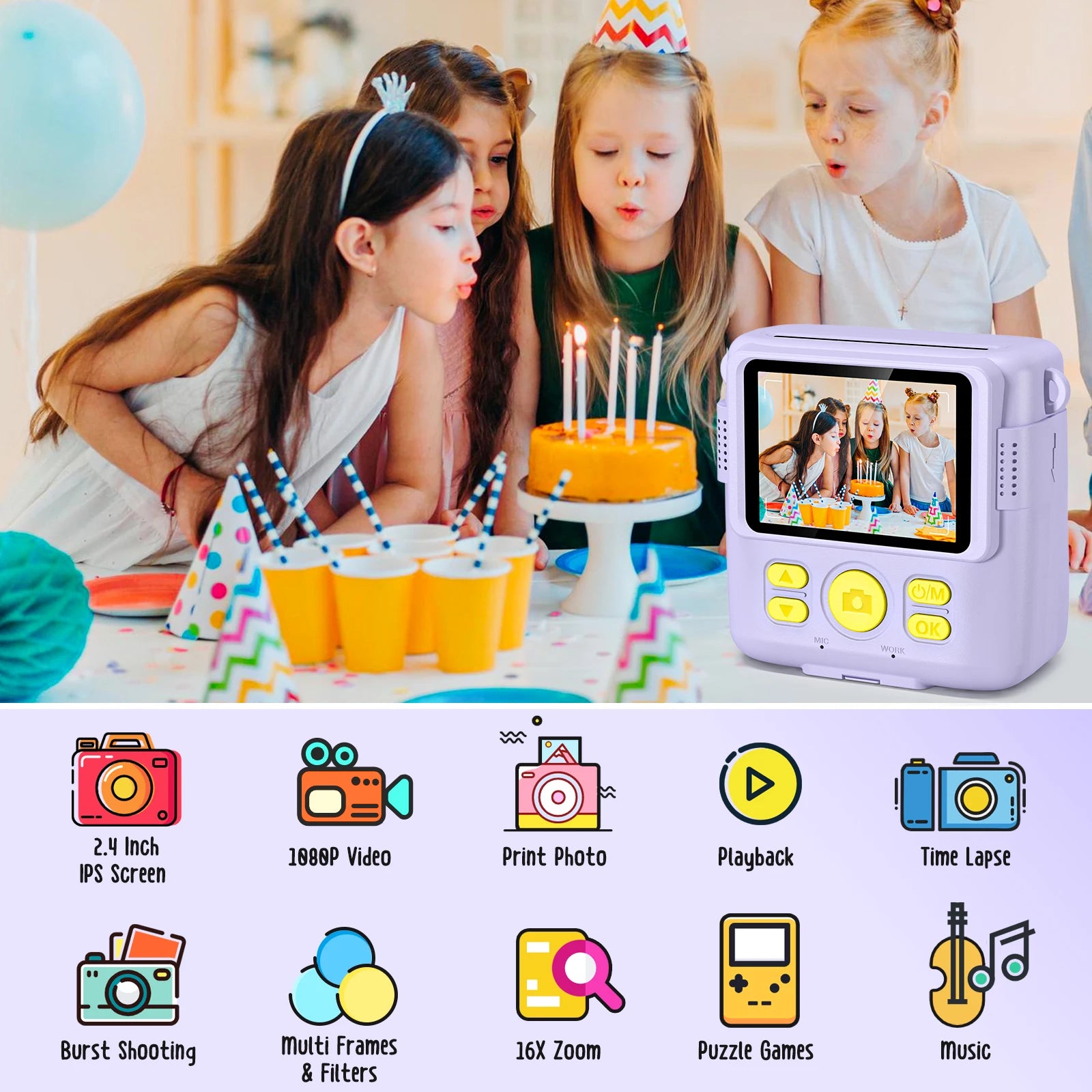 Instant Fun Kids Camera