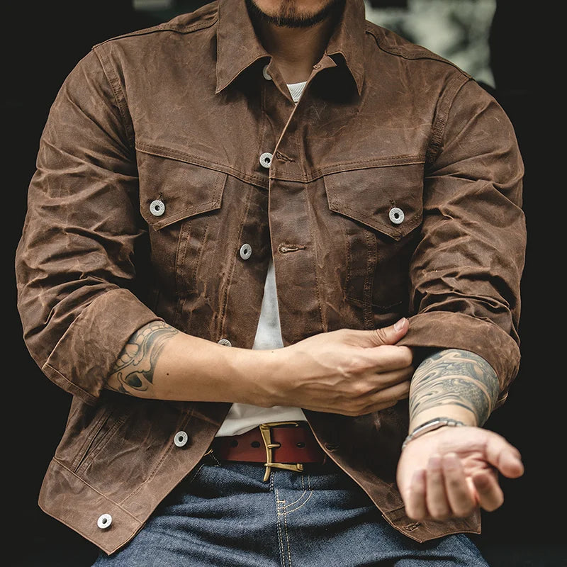 Retro Waterproof Canvas Jacket