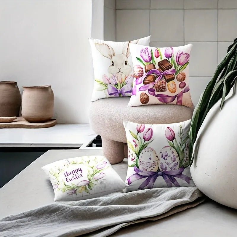 Cozy Bunny Pillow Cover