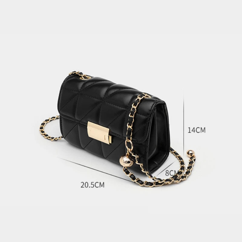 Diamond Lattice Elegance Crossbody