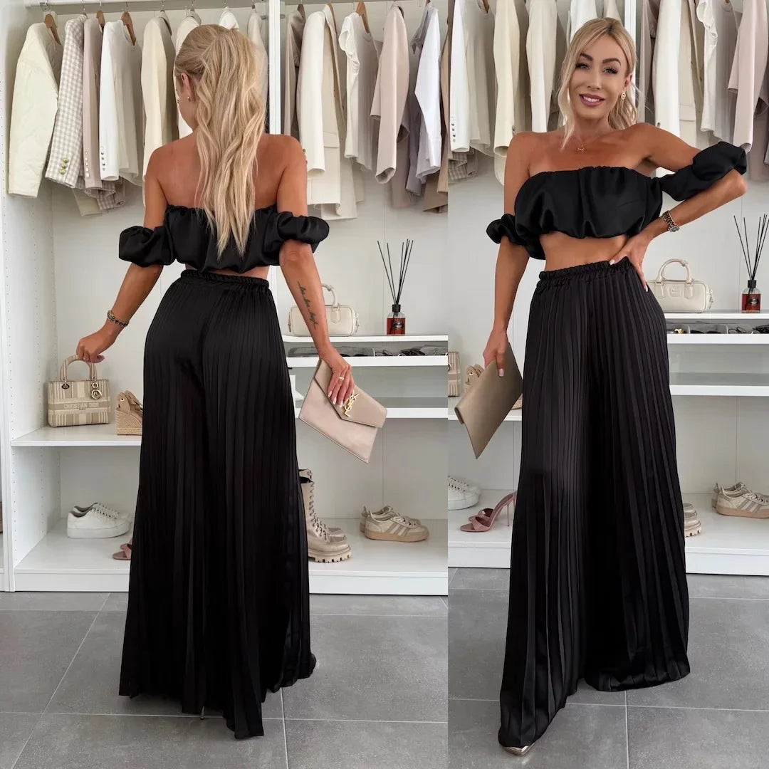 Chic Summer Off-Shoulder Set