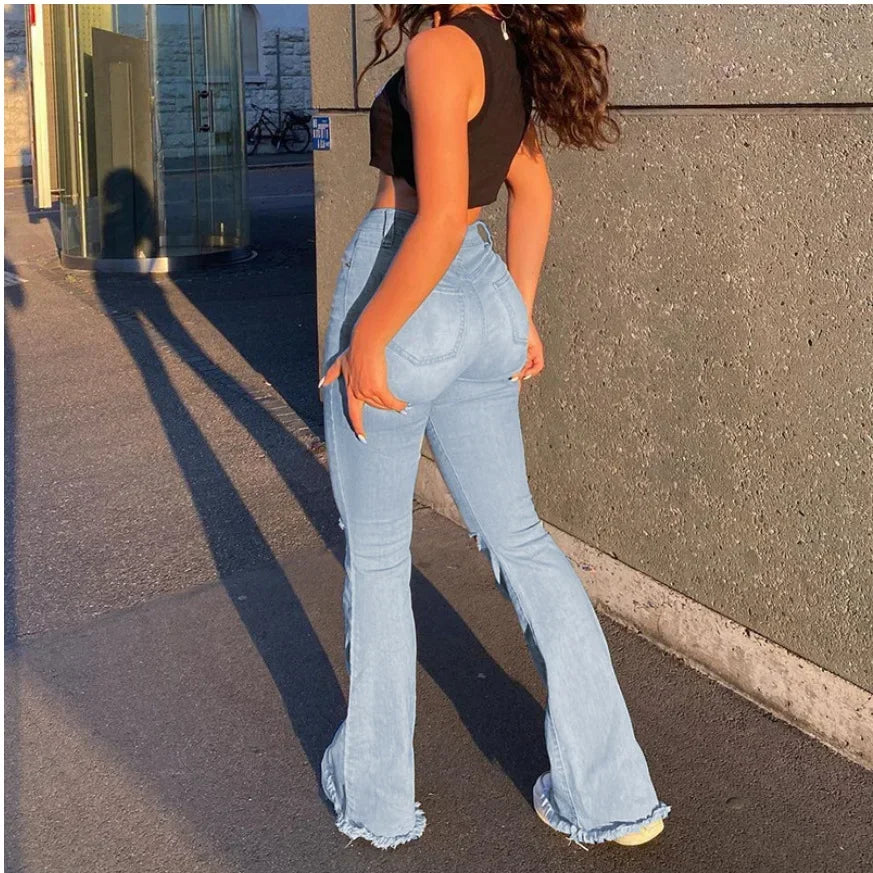 High-waisted Retro Stretch Women Pants