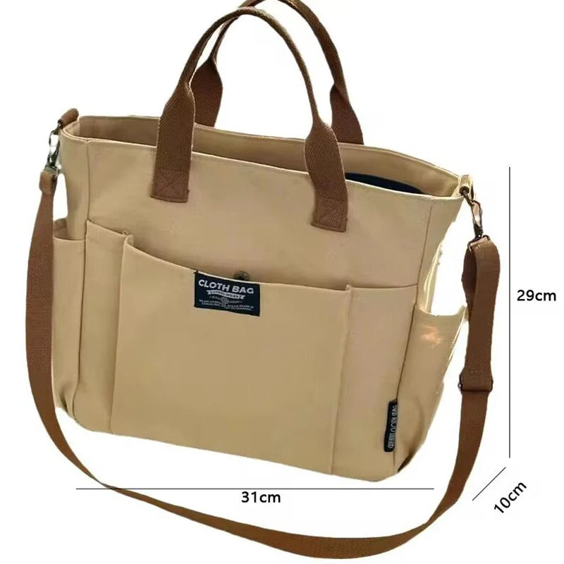 Chic Student Canvas Tote