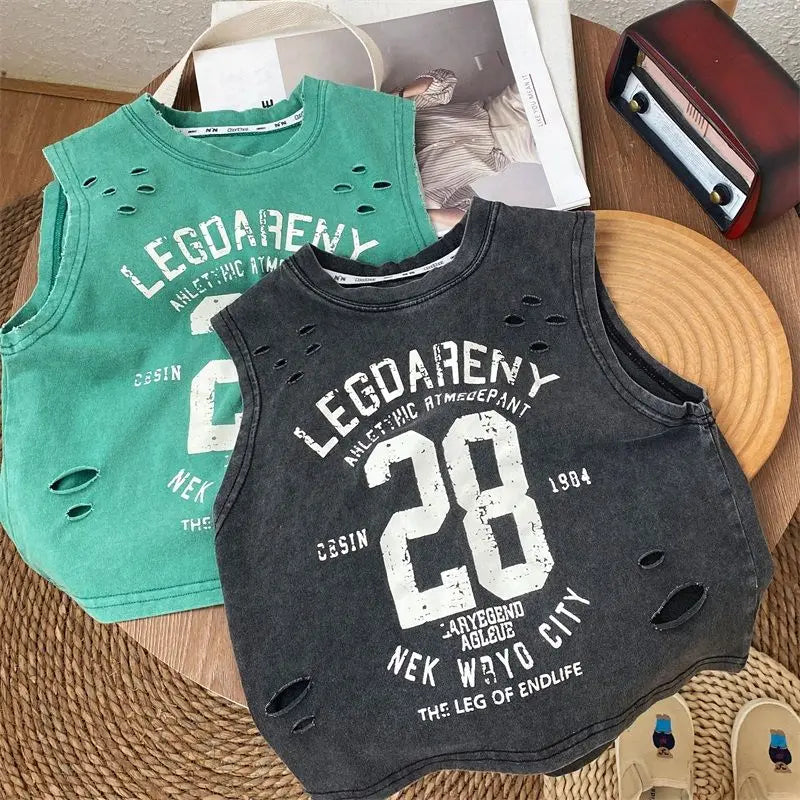 Stylish Sleeveless Kids Tank