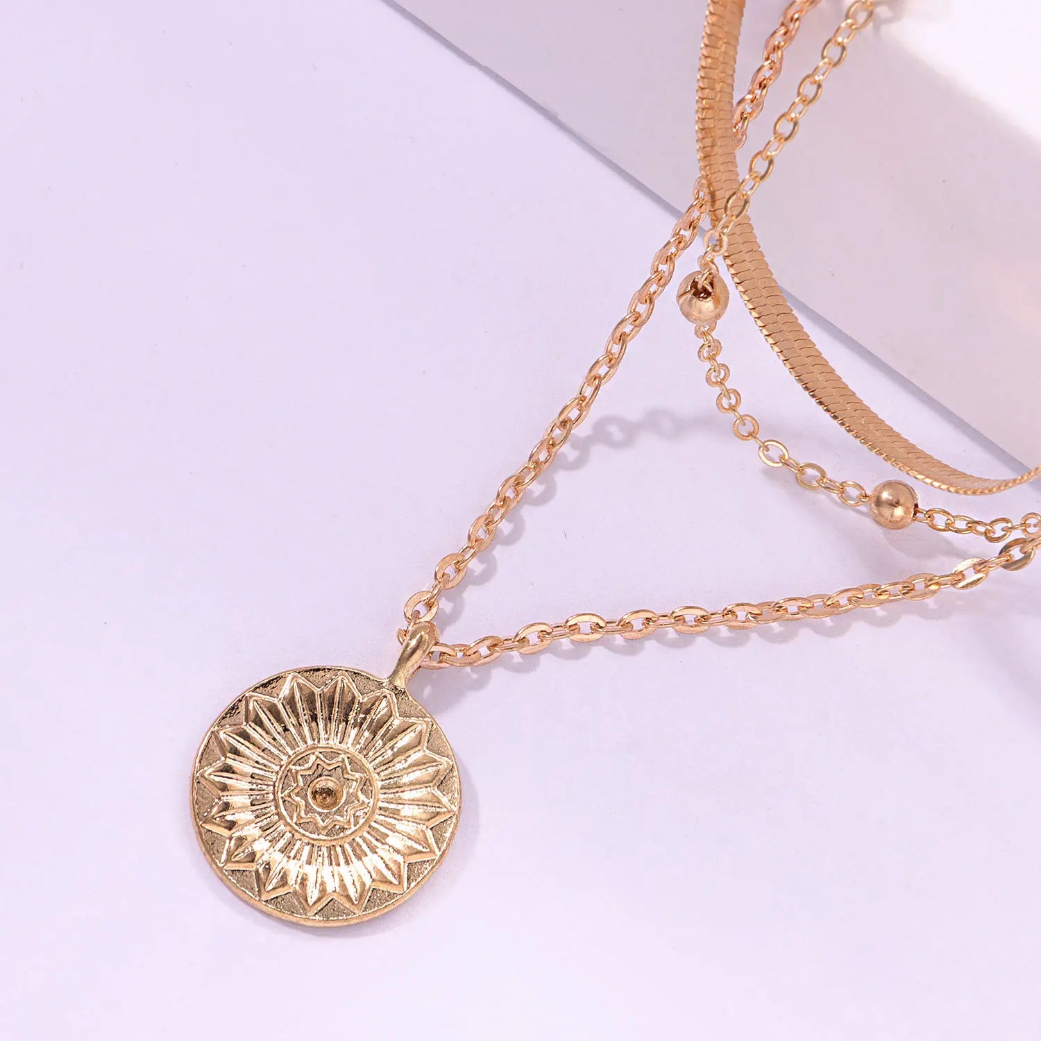 Vintage Layered Coin Necklace