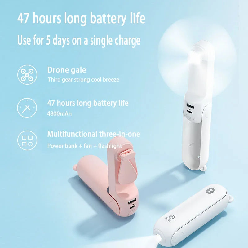 Portable mini Fan & Charger