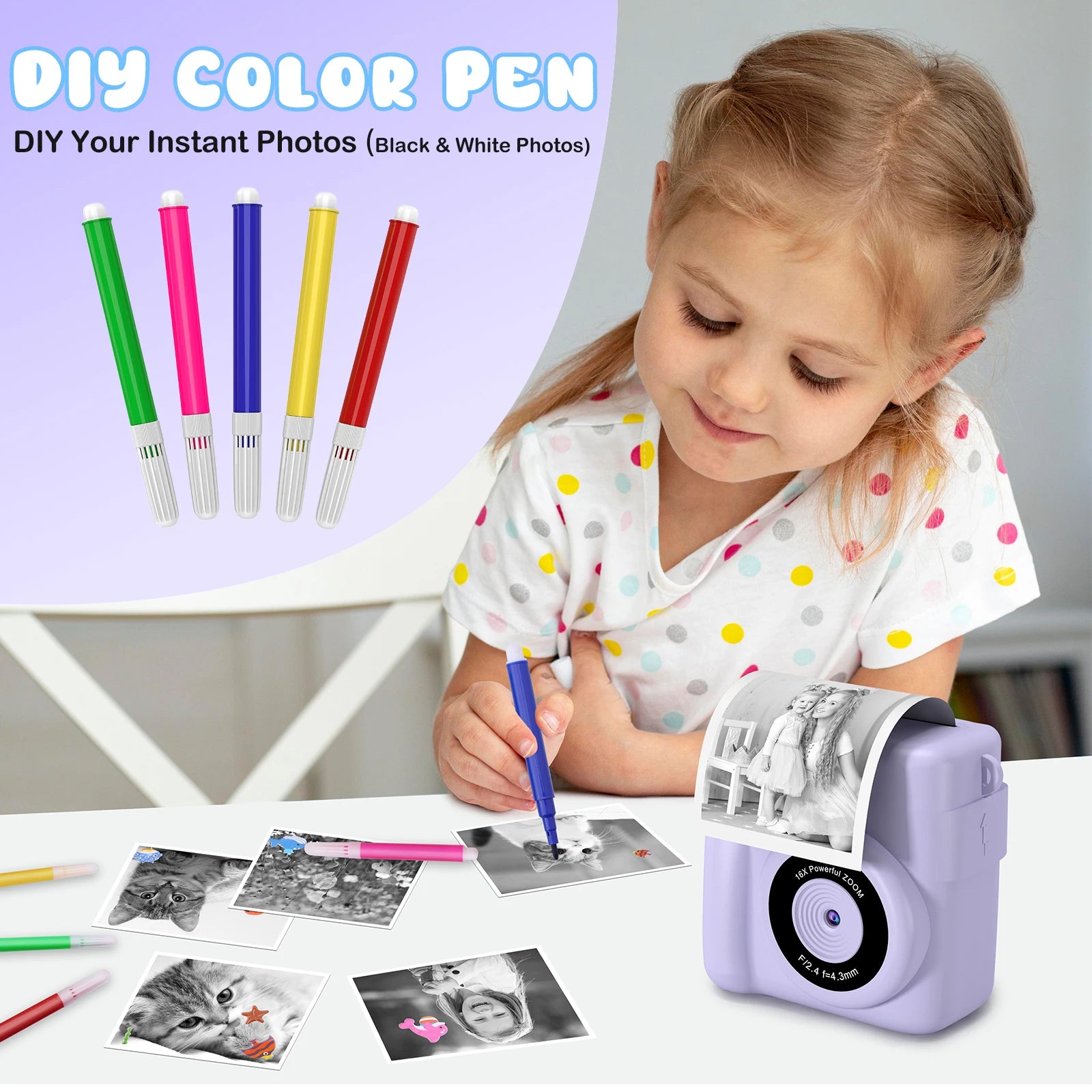 Instant Fun Kids Camera