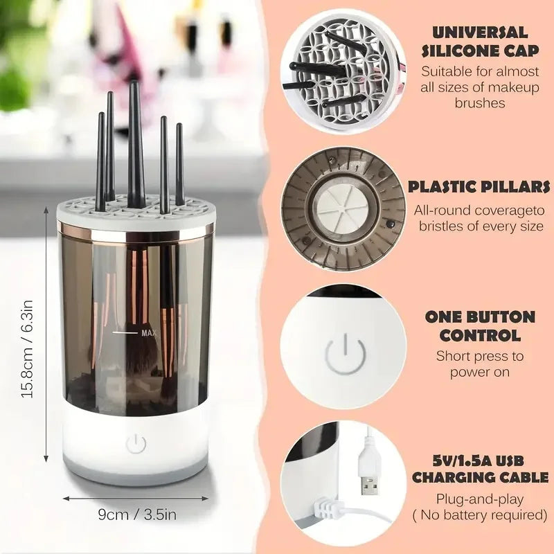 QuickClean Makeup Brush Washer