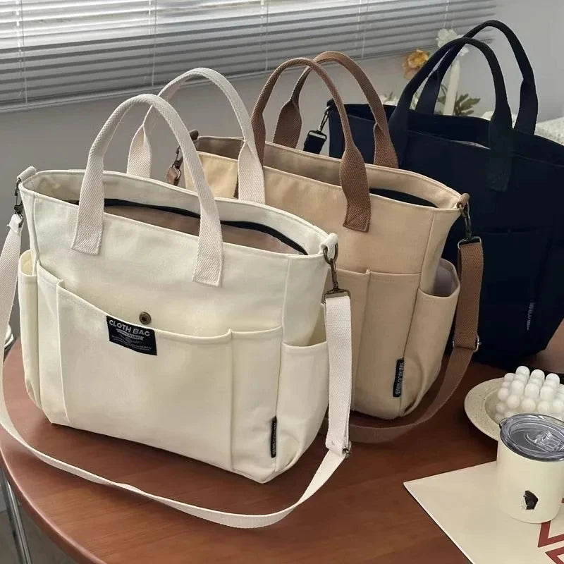 Chic Student Canvas Tote