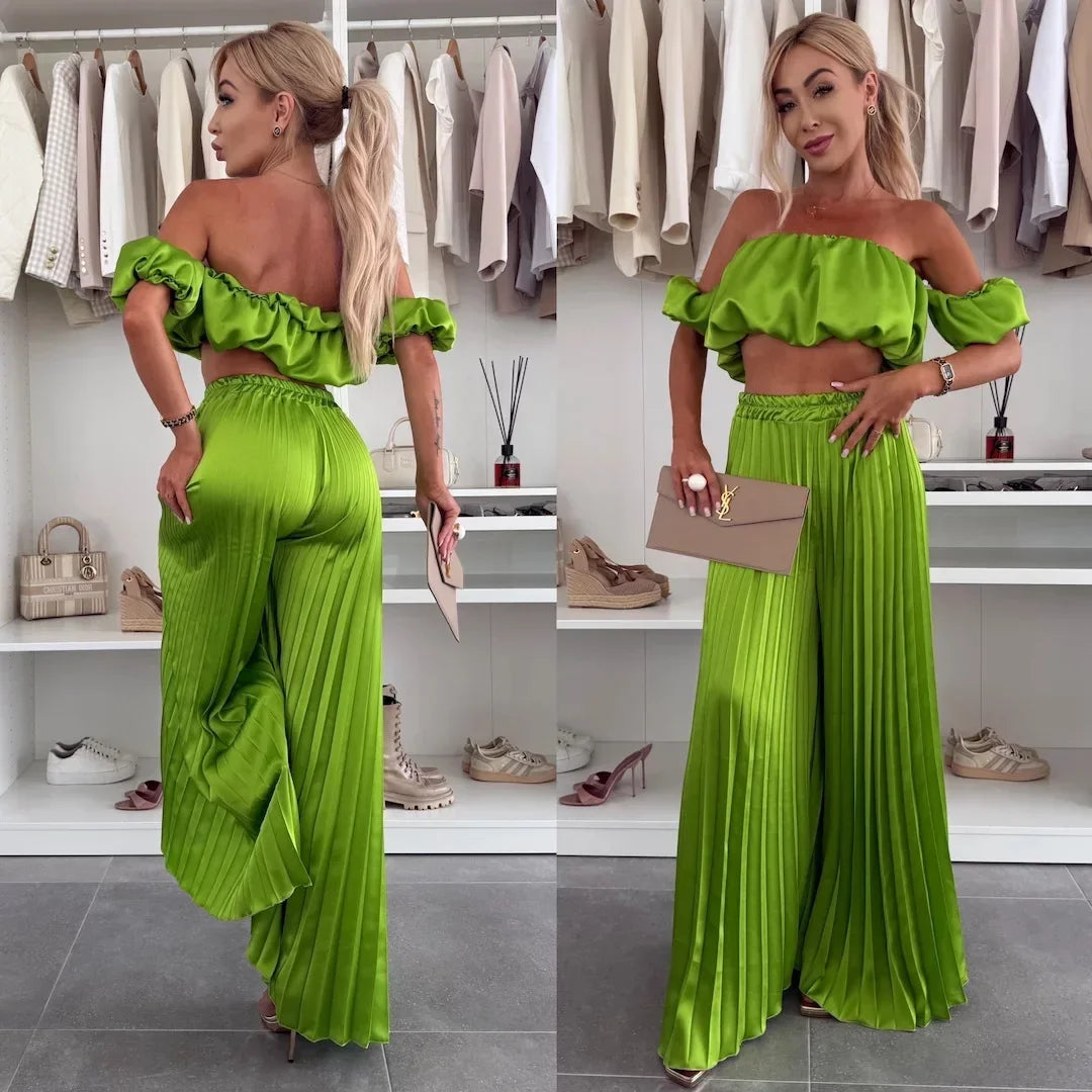 Chic Summer Off-Shoulder Set