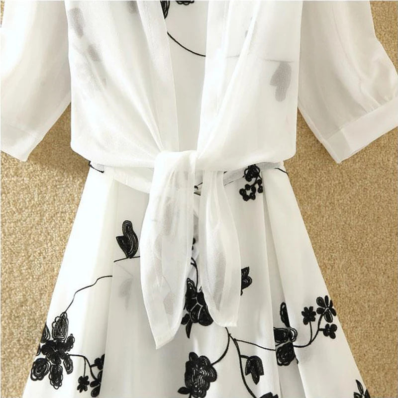 Summer Floral Dress Set