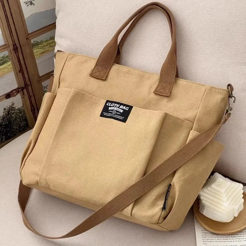 Chic Student Canvas Tote