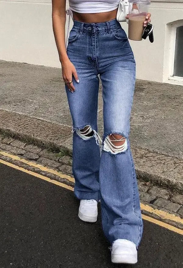 High-waisted Retro Stretch Women Pants