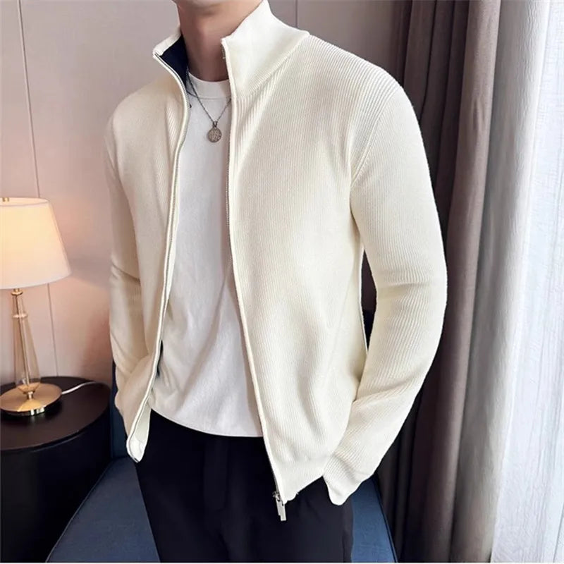 Men's Knit Sweatercoat