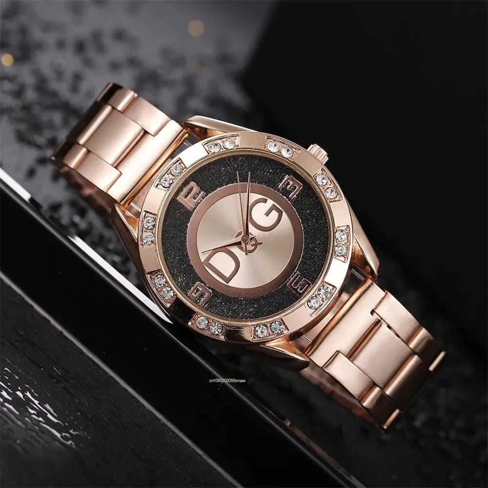 Elegant Rose Gold D&G Watch