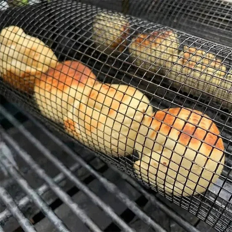 BBQ Rolling Basket