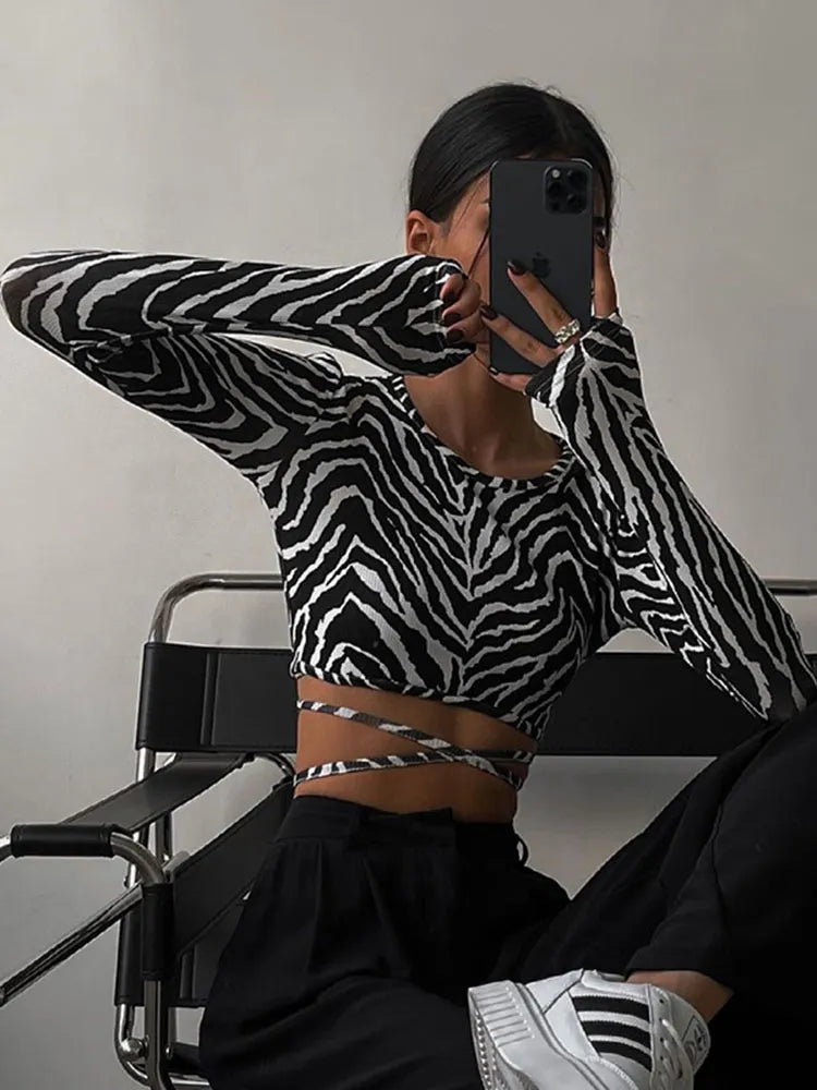 Leopard Embrace Autumn Tee